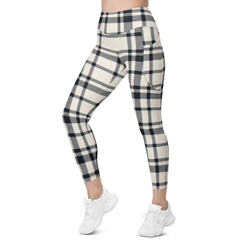 Save Big ELEVATED ESSENTIALS, THE PERFECT SIDE POCKET LEGGING CREAM CHECKS