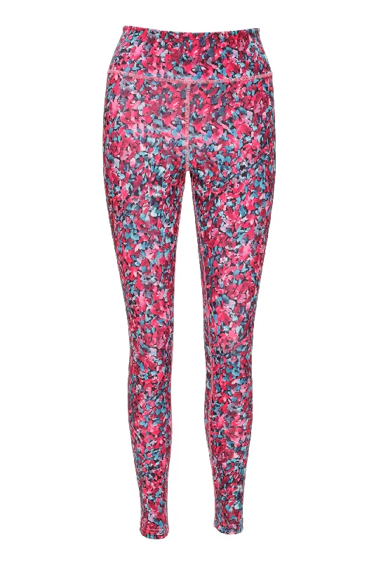 Affordable Luxury Women's Garments Confetti - Eco-Friendly Ditzy Print Yoga Leggings