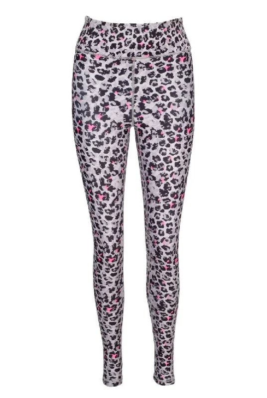 Women's Holiday Apparel Pink Panther Animal Print Eco-Friendly Yoga Pants