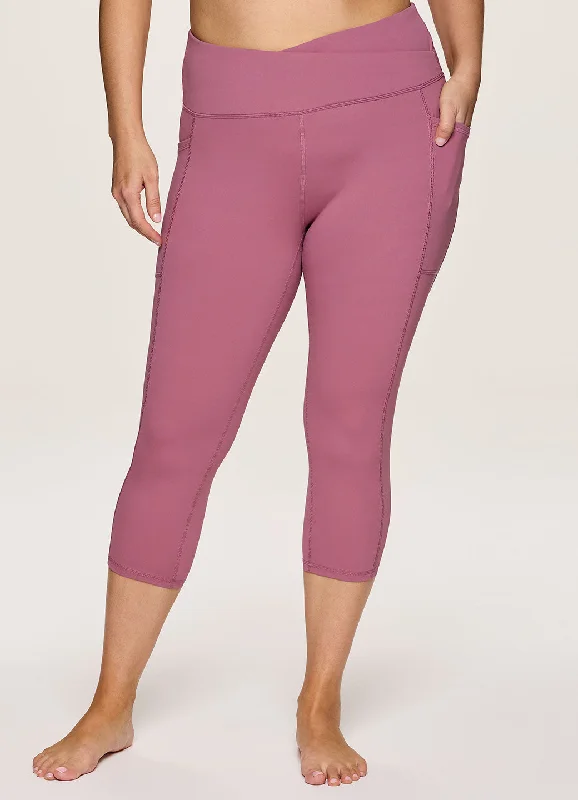 Comfortable Women's Attire Plus Crossover Ultra Hold Capri