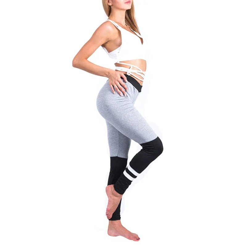 Women's Casual and Dressy Outfits Spliced Jersey Workout Leggings