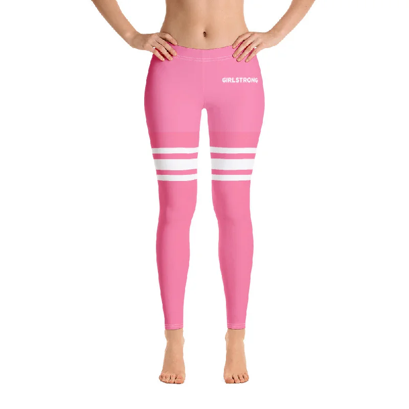 Women's Vintage-Inspired Outfit ELEVATED ESSENTIALS, SLIM AND SCULPT LEGGING THIGH HIGH HOT PINK