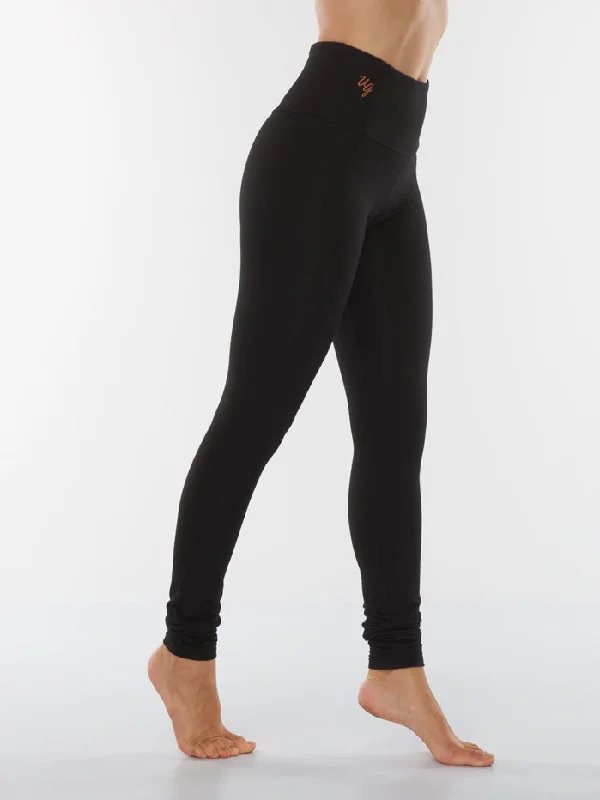 Classic Women's Clothing Styles Urban Goddess Satya Yoga Leggings - Urban Black