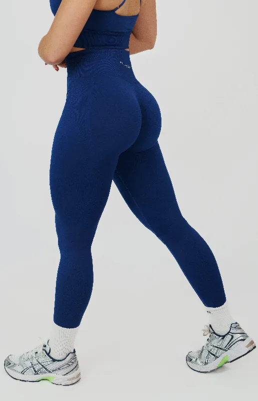 Women's Fashion Clothing Tempo Seamless Scrunch Leggings - Midnight Blue