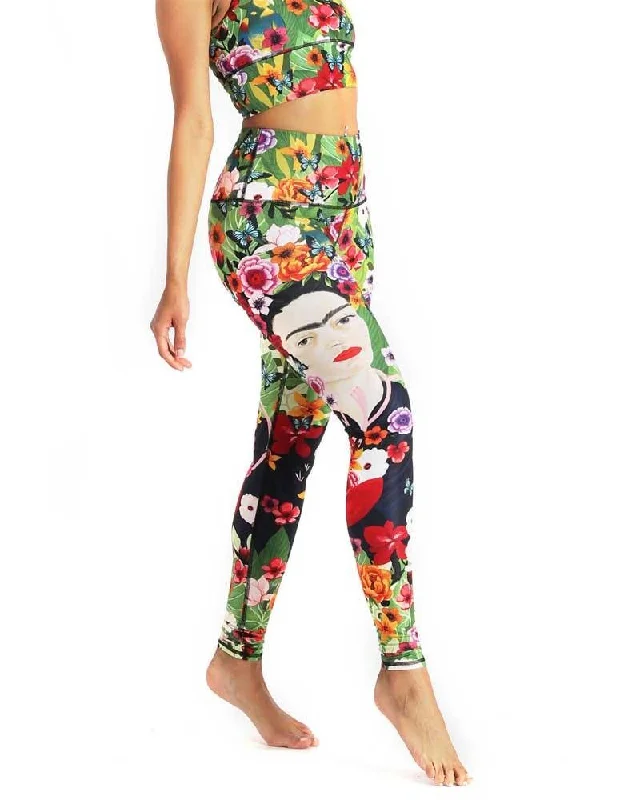 Contemporary Women's Clothing Kahlo Printed Yoga Legging